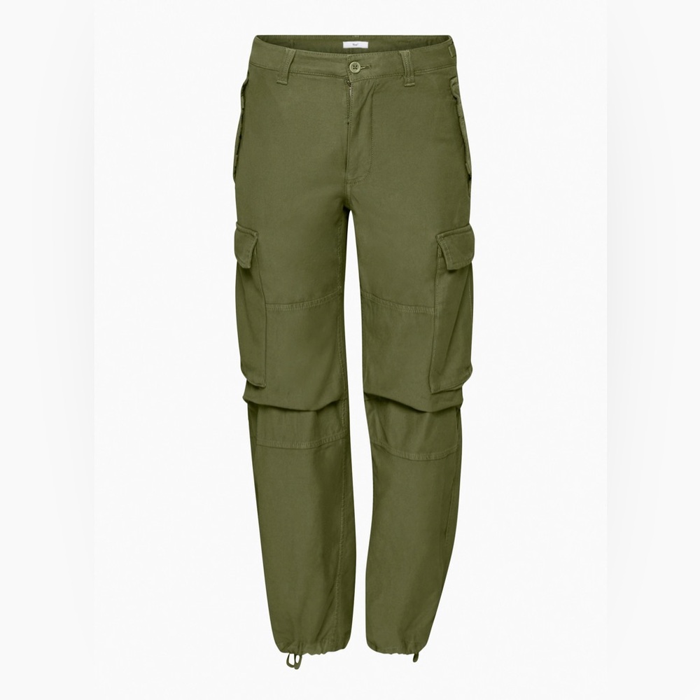 TNA Olive Green Women's Cargo Joggers